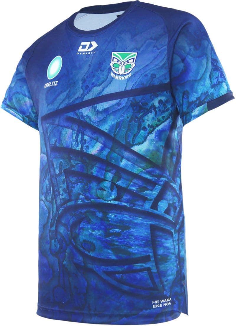 New Zealand Warriors 2025 NRL Mens Warm Up Shirt