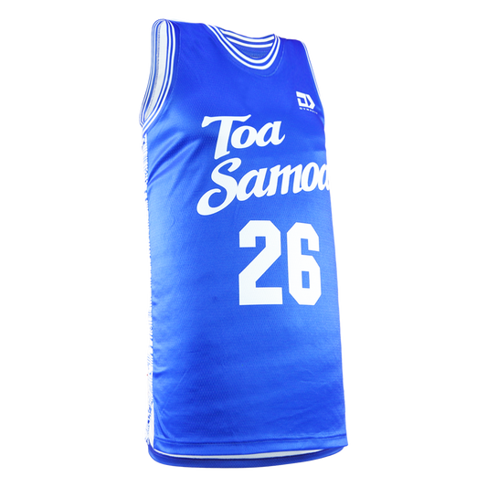 Toa Samoa 2026 RLWC Mens Basketball Singlet Toa Samoa 2026 RLWC Mens Basketball Singlet