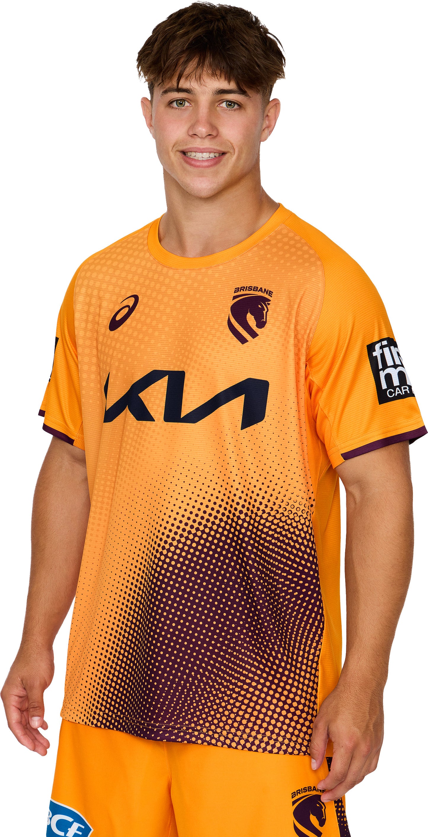 Brisbane Broncos 2026 NRL Mens Gold Training Shirt Brisbane Broncos 2026 NRL Mens Gold Training Shirt