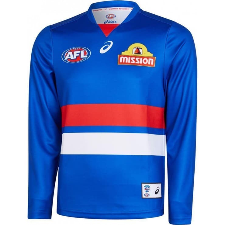 Western Bulldogs 2020 AFL Mens Long Sleeve Home Guernsey