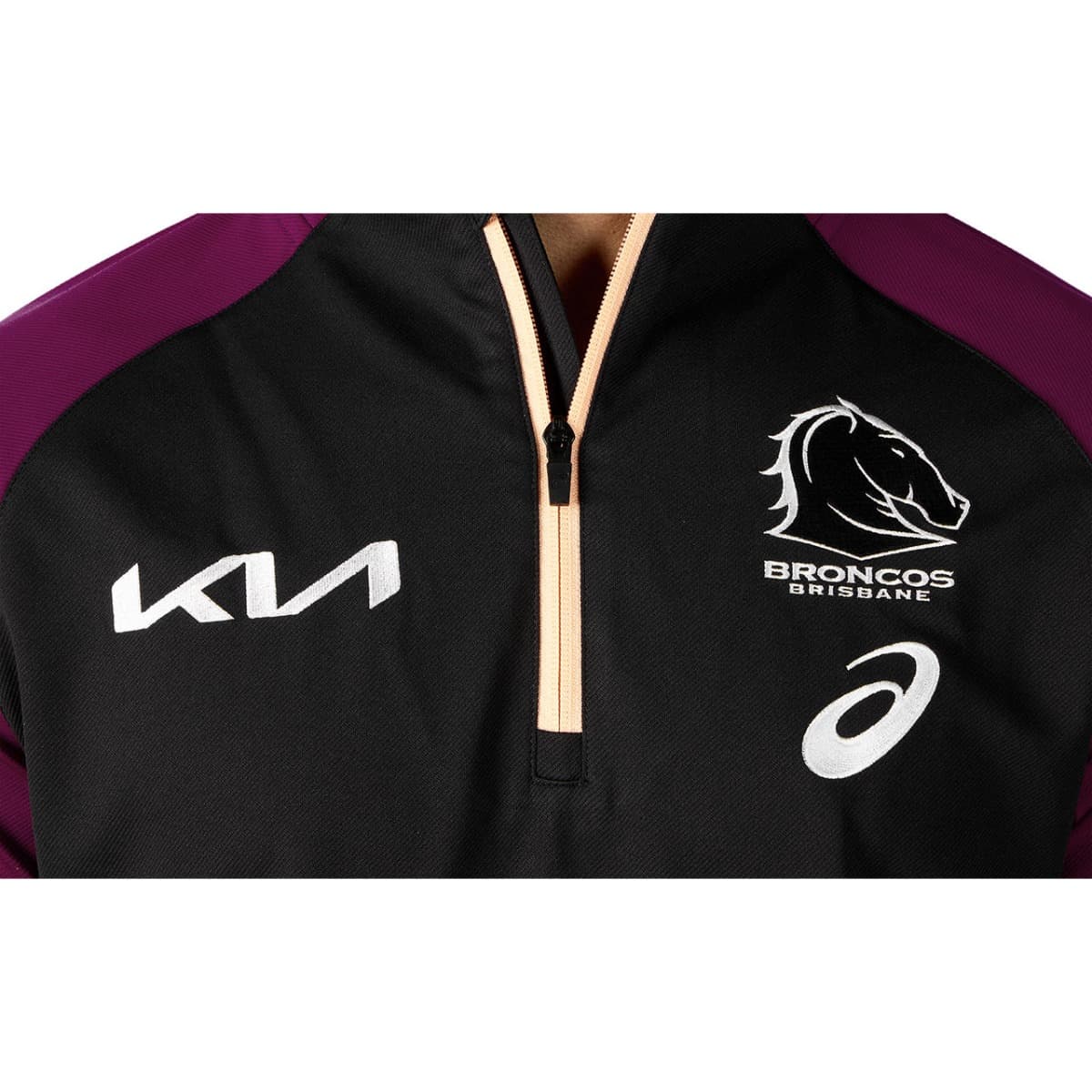 Brisbane Broncos 2024 NRL Mens Warm Up Top
