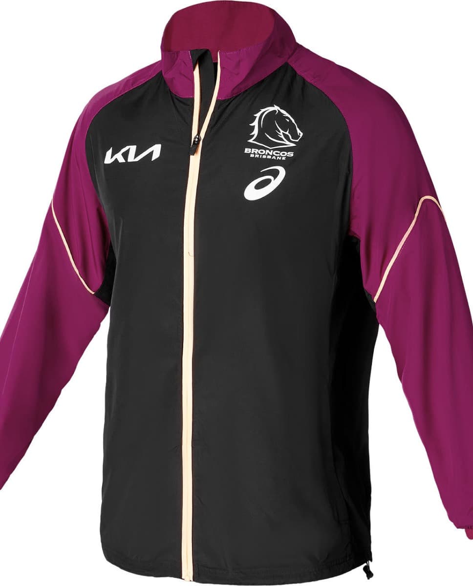 Brisbane Broncos 2024 NRL Mens Spray Jacket