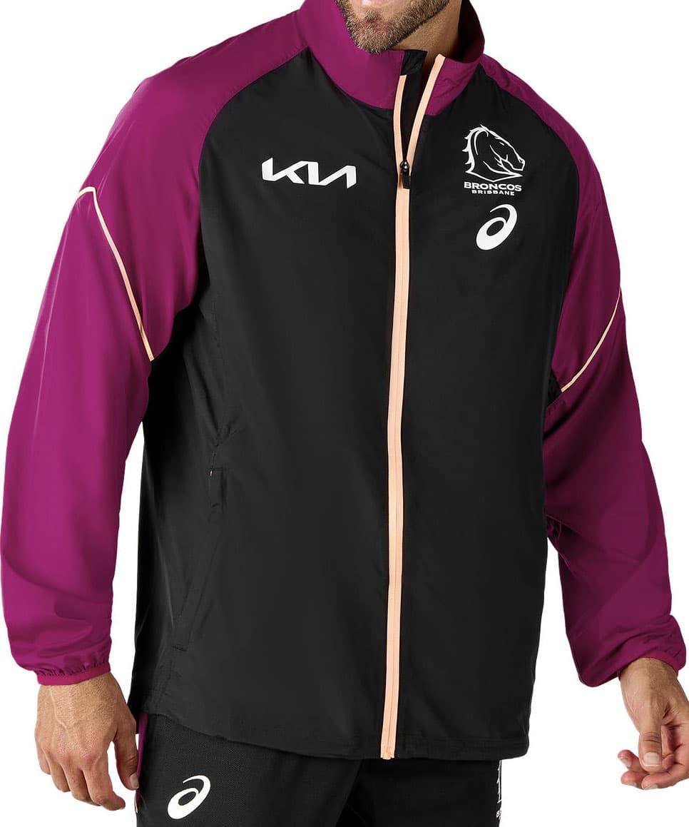 Brisbane Broncos 2024 NRL Mens Spray Jacket