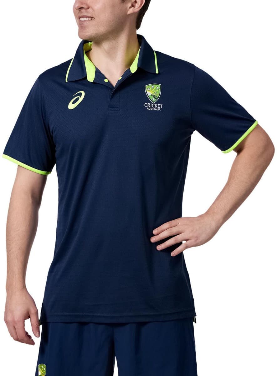 Cricket Australia 2025 Cricket Mens Travel Polo Shirt