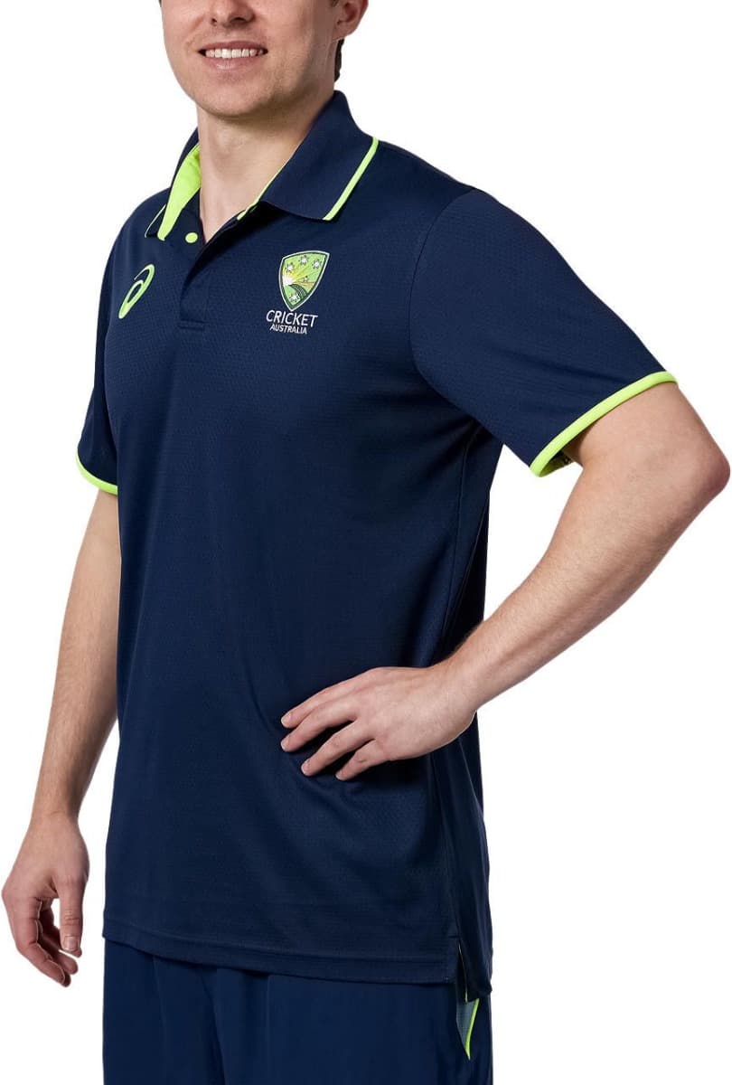 Cricket Australia 2025 Cricket Mens Travel Polo Shirt