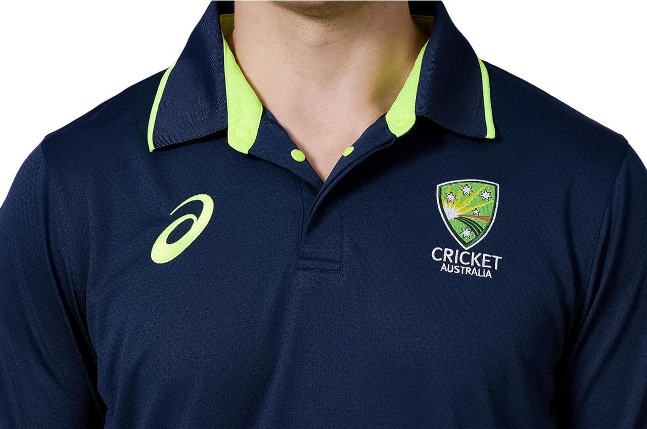 Cricket Australia 2025 Cricket Mens Travel Polo Shirt