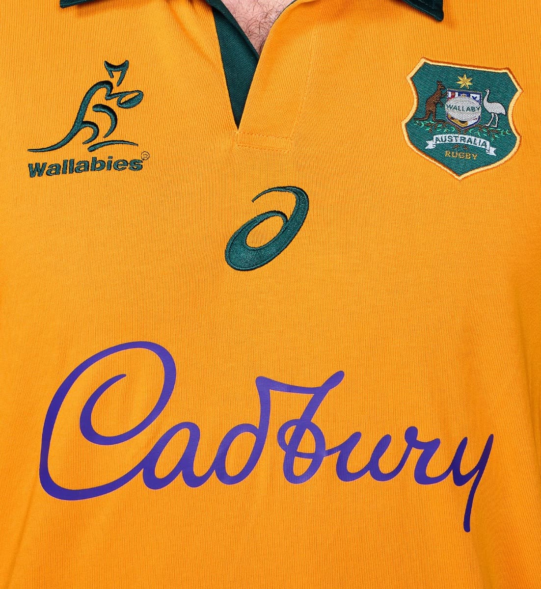 Australian Wallabies 2025 Rugby Union Mens Long Sleeve Home Jersey