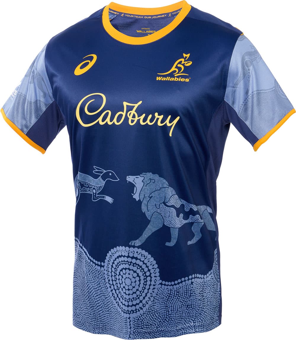 Australian Wallabies 2025 Rugby Union Mens Training Shirt
