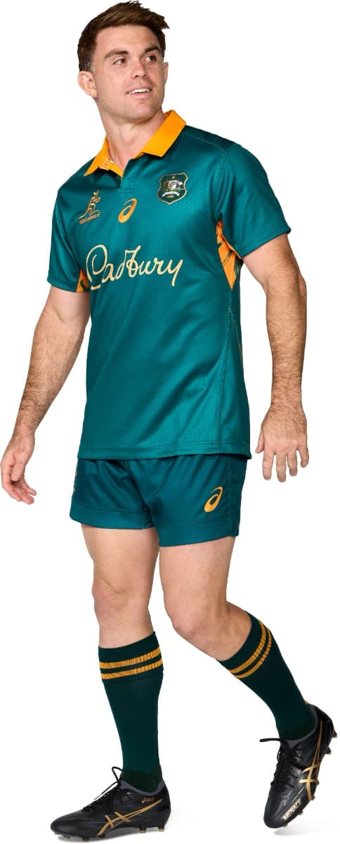 Australian Wallabies 2025 Rugby Union Kids Warm Up Jersey