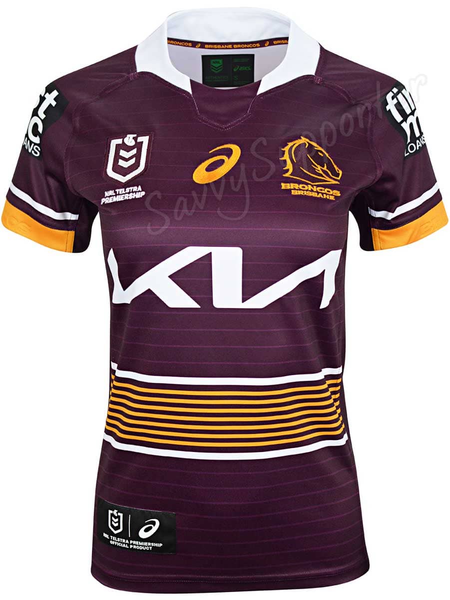 Brisbane Broncos NRL Ladies Home Jersey