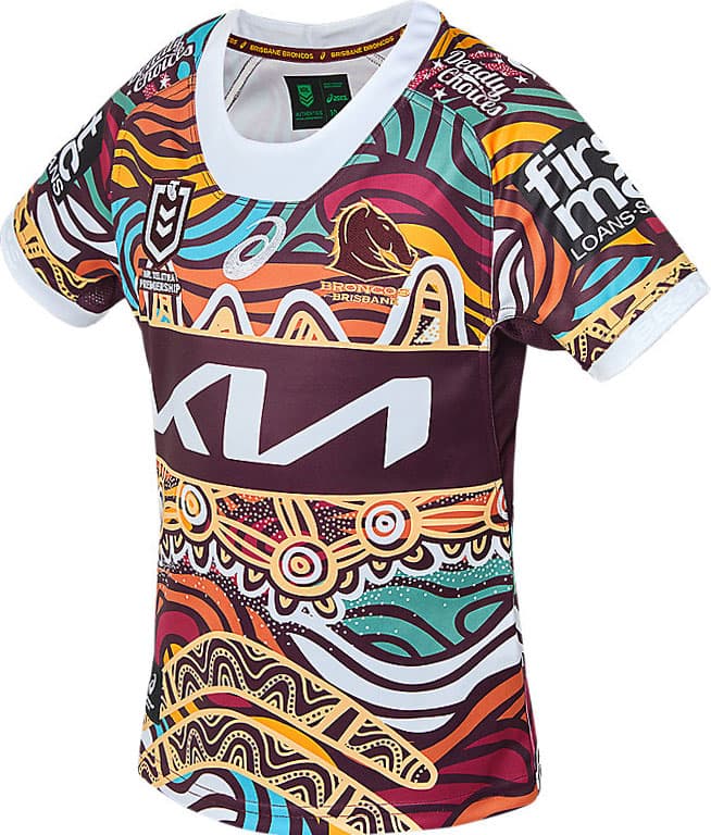 Brisbane Broncos 2023 NRL Kids Indigenous Jersey