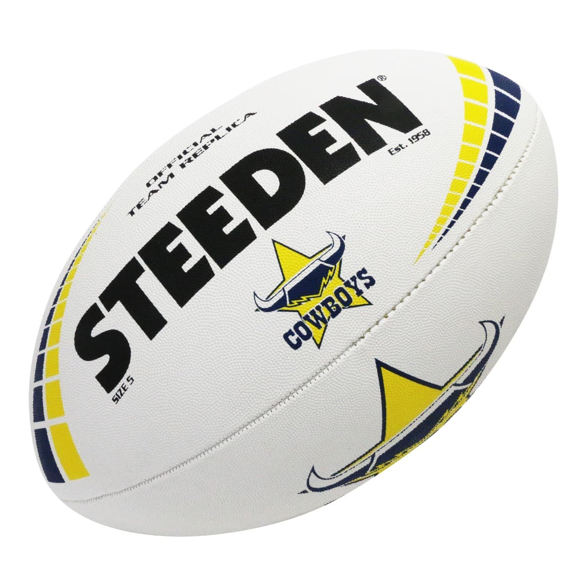 North Queensland Cowboys NRL Size 5 Team Replica Ball