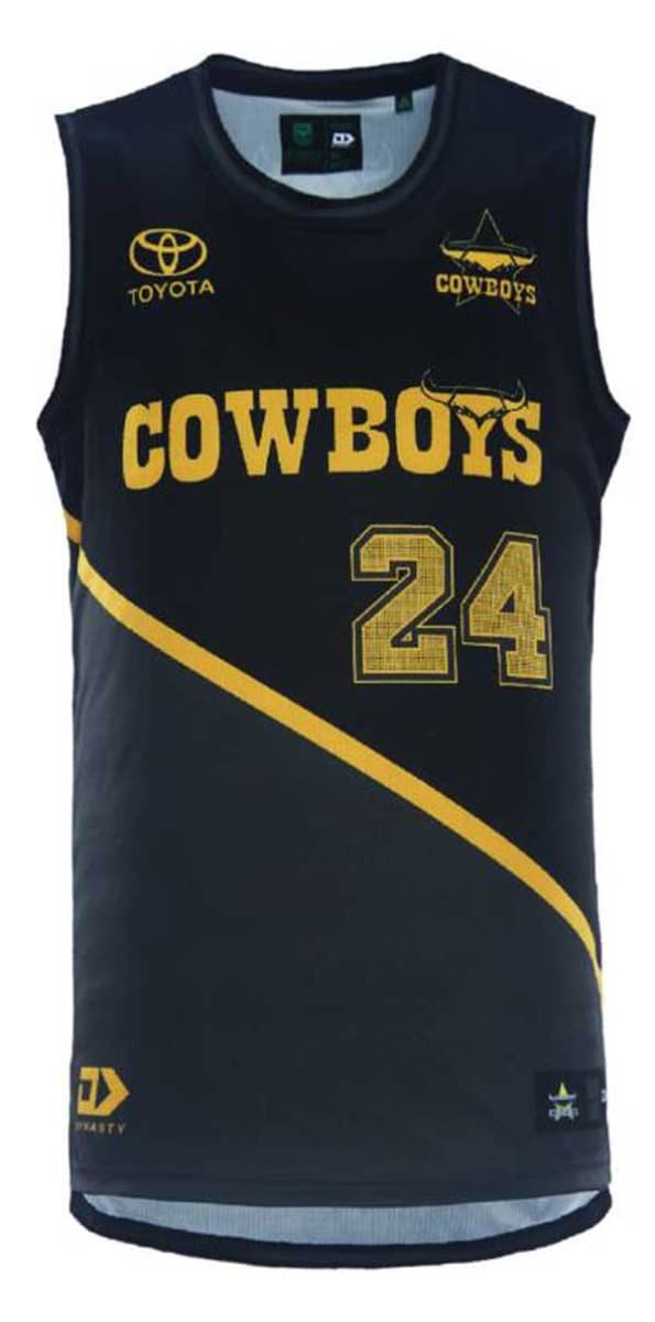 North Queensland Cowboys 2024 NRL Mens Basketball Singlet North Queensland Cowboys 2024 NRL Mens Basketball Singlet