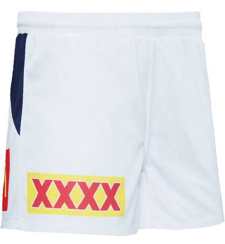 North Queensland Cowboys 2024 NRL Mens Players White Away Shorts North Queensland Cowboys 2024 NRL Mens Players White Away Shorts
