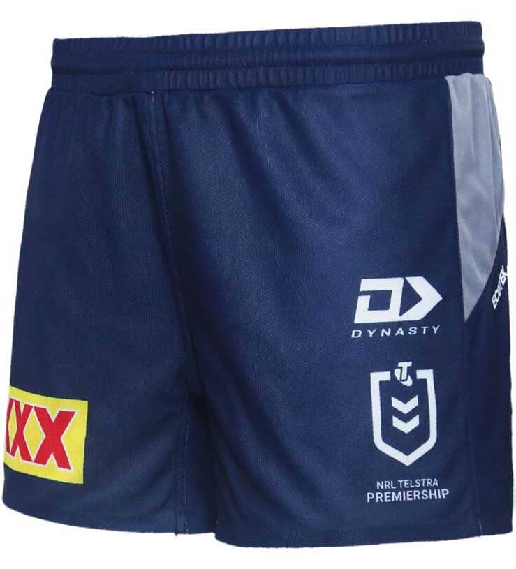 North Queensland Cowboys 2024 NRL Mens Players Navy Home Shorts North Queensland Cowboys 2024 NRL Mens Players Navy Home Shorts