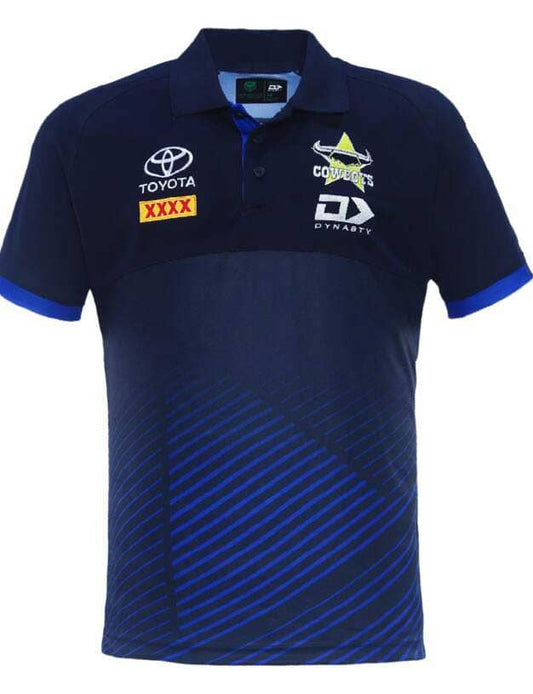 North Queensland Cowboys 2024 NRL Mens Alternate Media Polo Shirt North Queensland Cowboys 2024 NRL Mens Alternate Media Polo Shirt