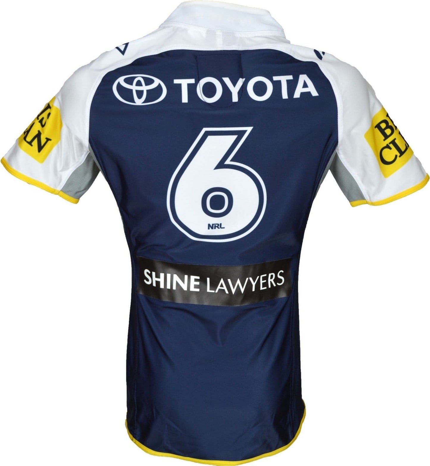 North Queensland Cowboys 2015 NRL No.6 Player Issue Home Jersey GPS pocket