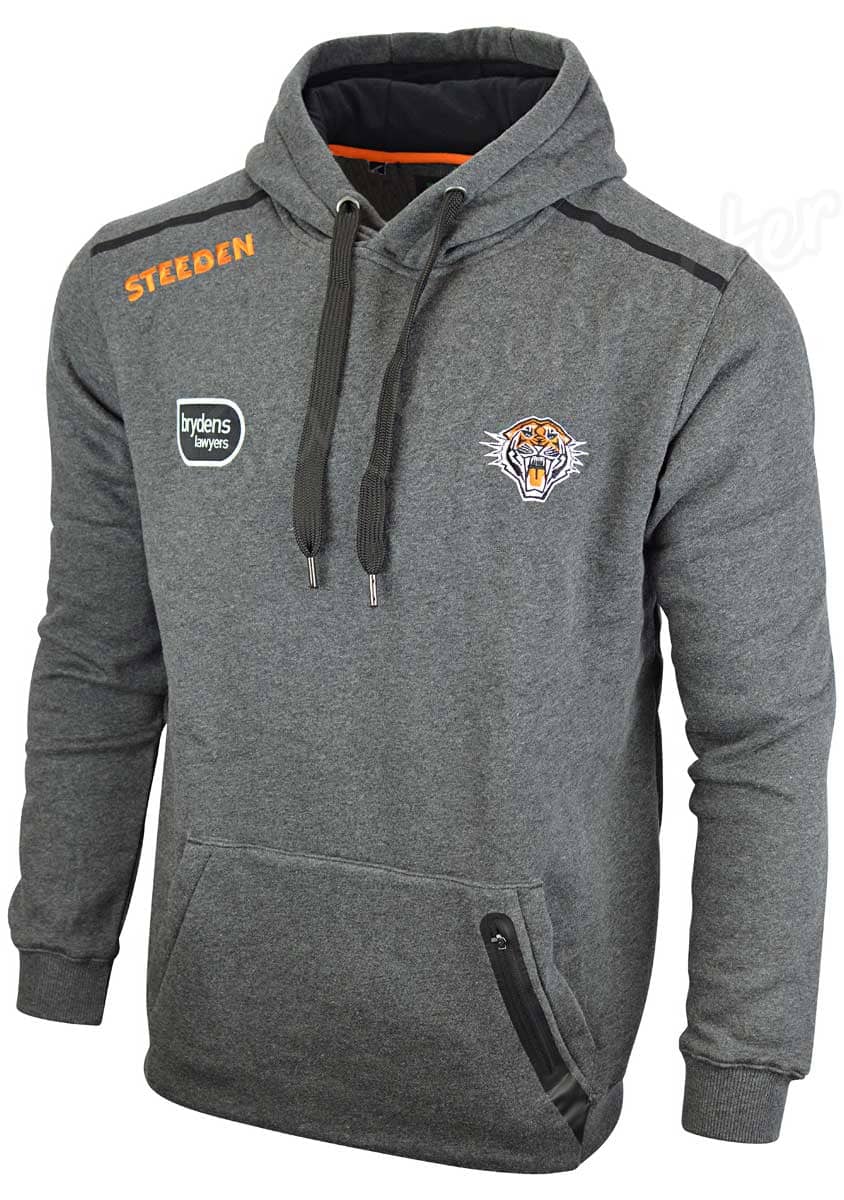 Wests Tigers NRL Mens Player Fleece Hoodie