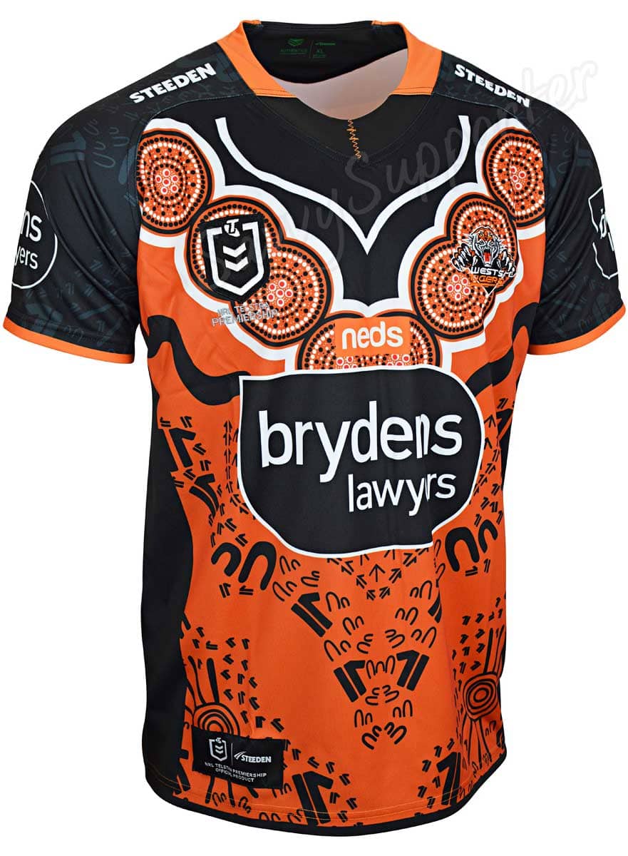 Wests Tigers Mens NRL Indigenous Jersey