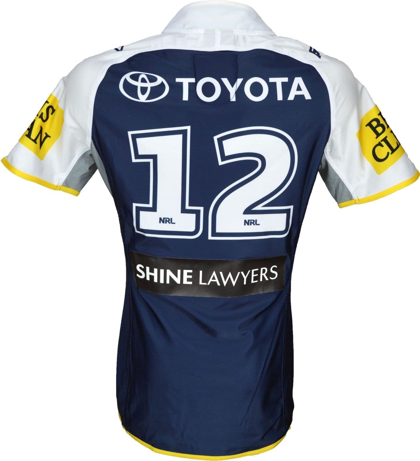 North Queensland Cowboys 2015 NRL No.12 Player Issue Home Jersey GPS pocket