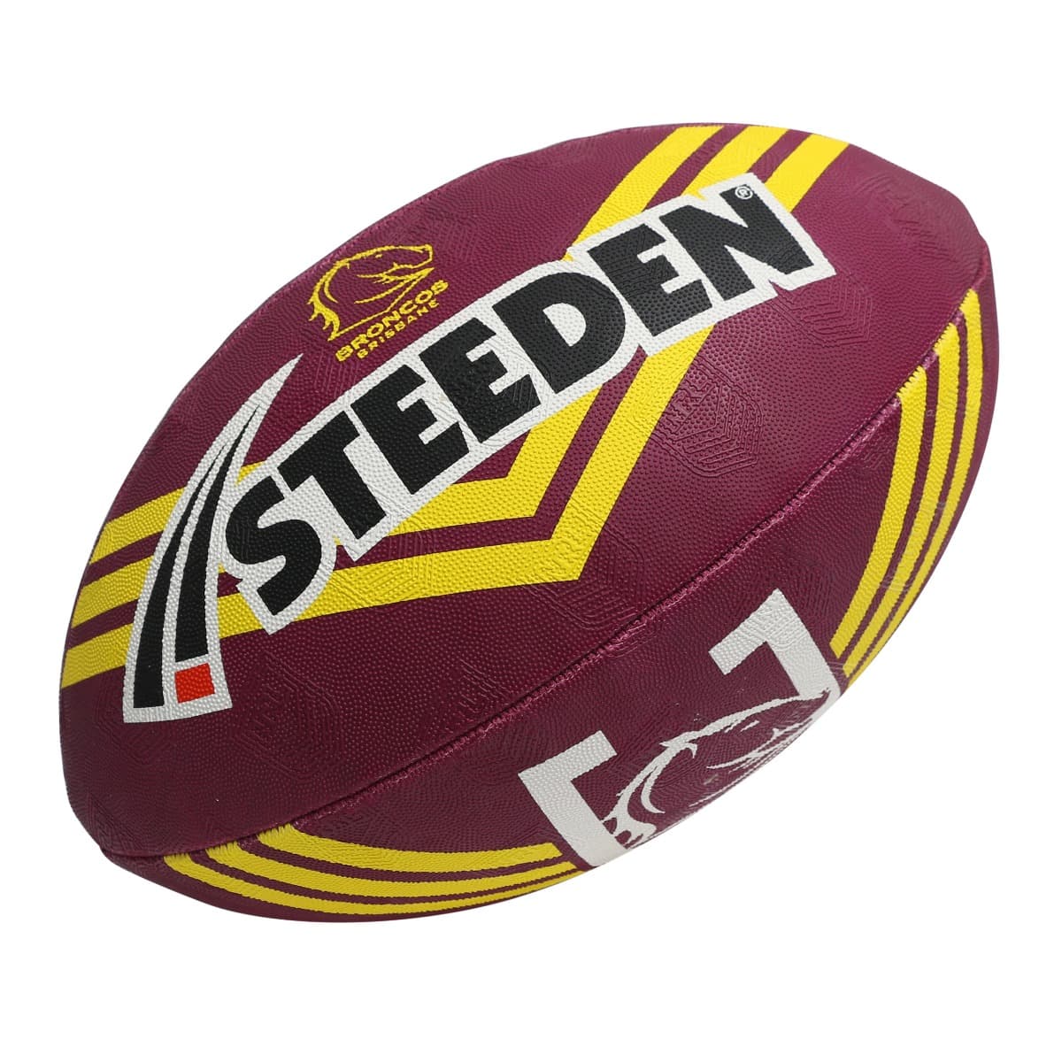 Brisbane Broncos 2025 NRL Size 5 Supporter Football