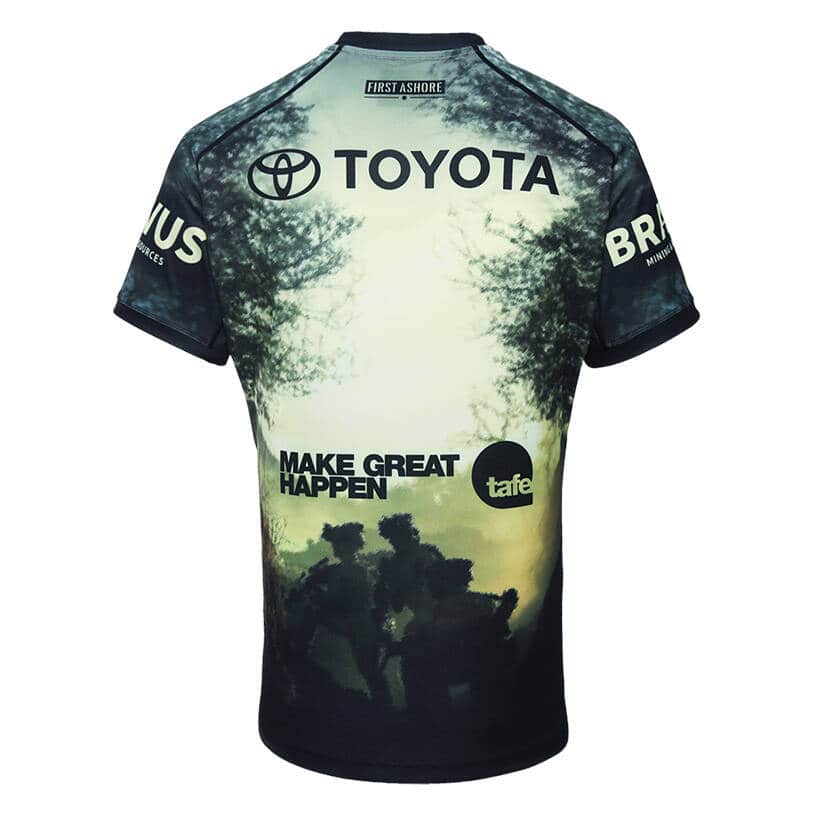 North Queensland Cowboys 2024 NRL Mens Defence Jersey North Queensland Cowboys 2024 NRL Mens Defence Jersey