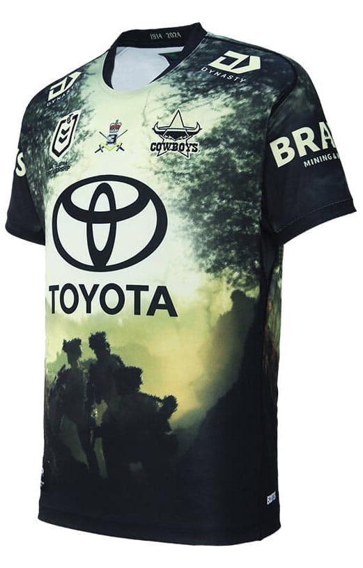 North Queensland Cowboys 2024 NRL Mens Defence Jersey North Queensland Cowboys 2024 NRL Mens Defence Jersey