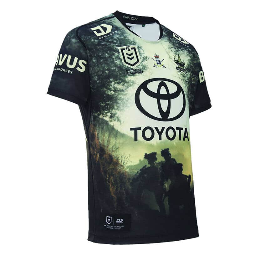North Queensland Cowboys 2024 NRL Mens Defence Jersey North Queensland Cowboys 2024 NRL Mens Defence Jersey