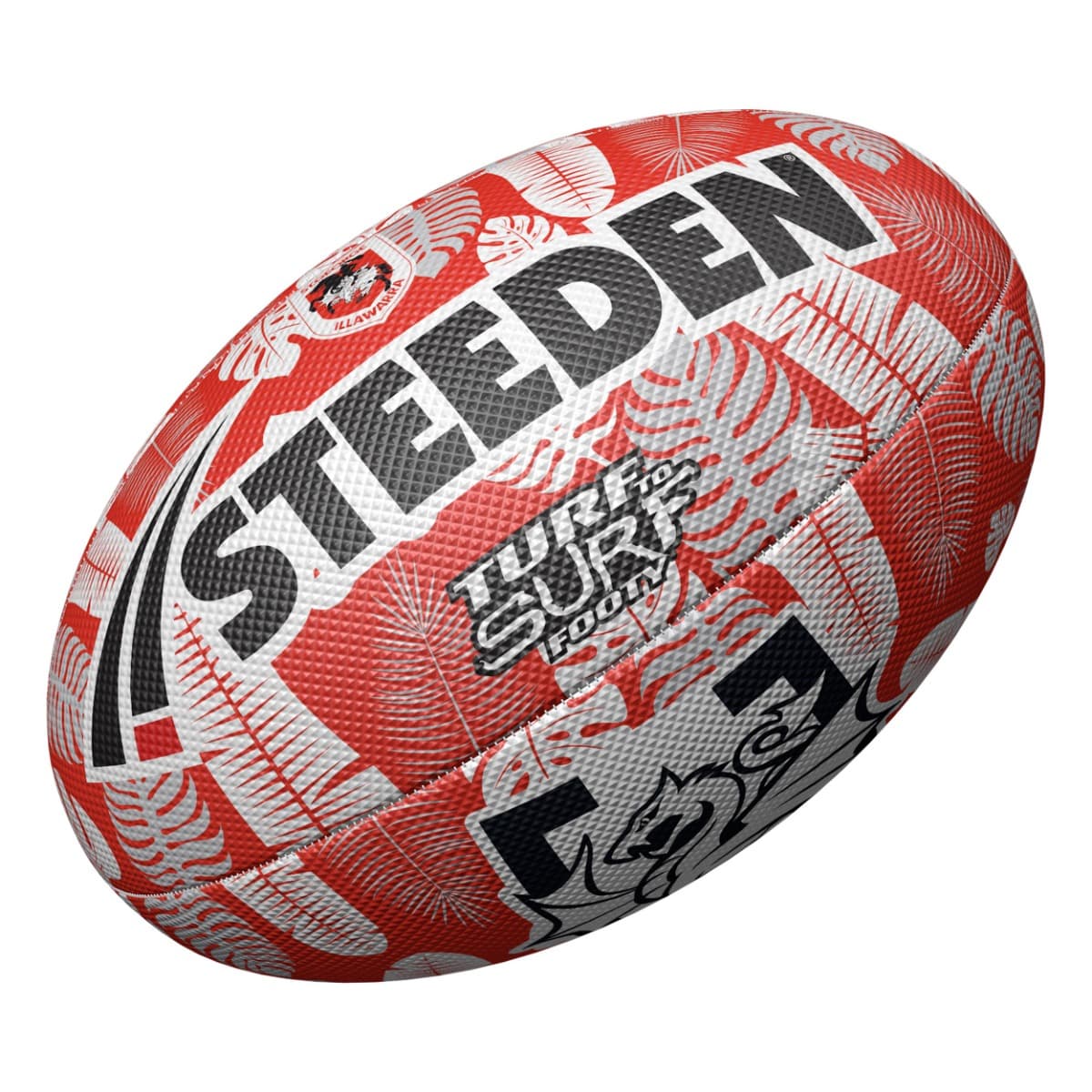 St George Dragons NRL 'Turf to Surf' Size 3 Beach Football
