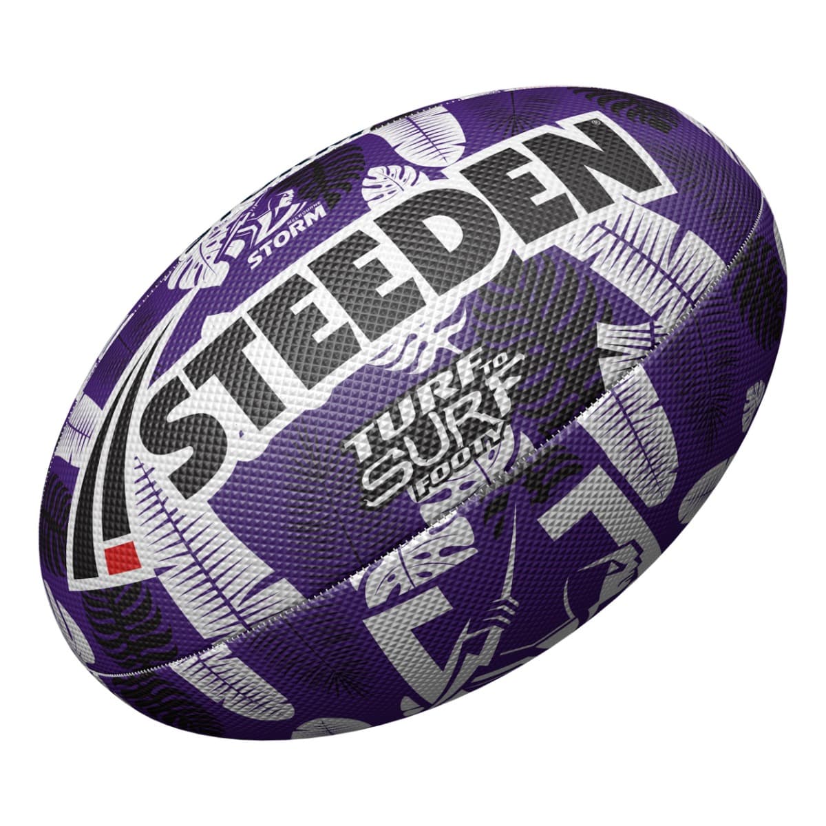 Melbourne Storm NRL 'Turf to Surf' Size 3 Beach Football