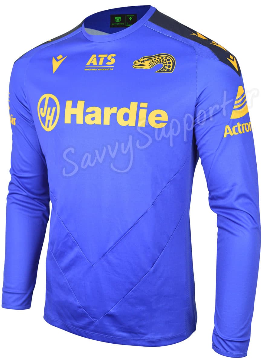 Parramatta Eels 2025 NRL Mens Long Sleeve Training Shirt