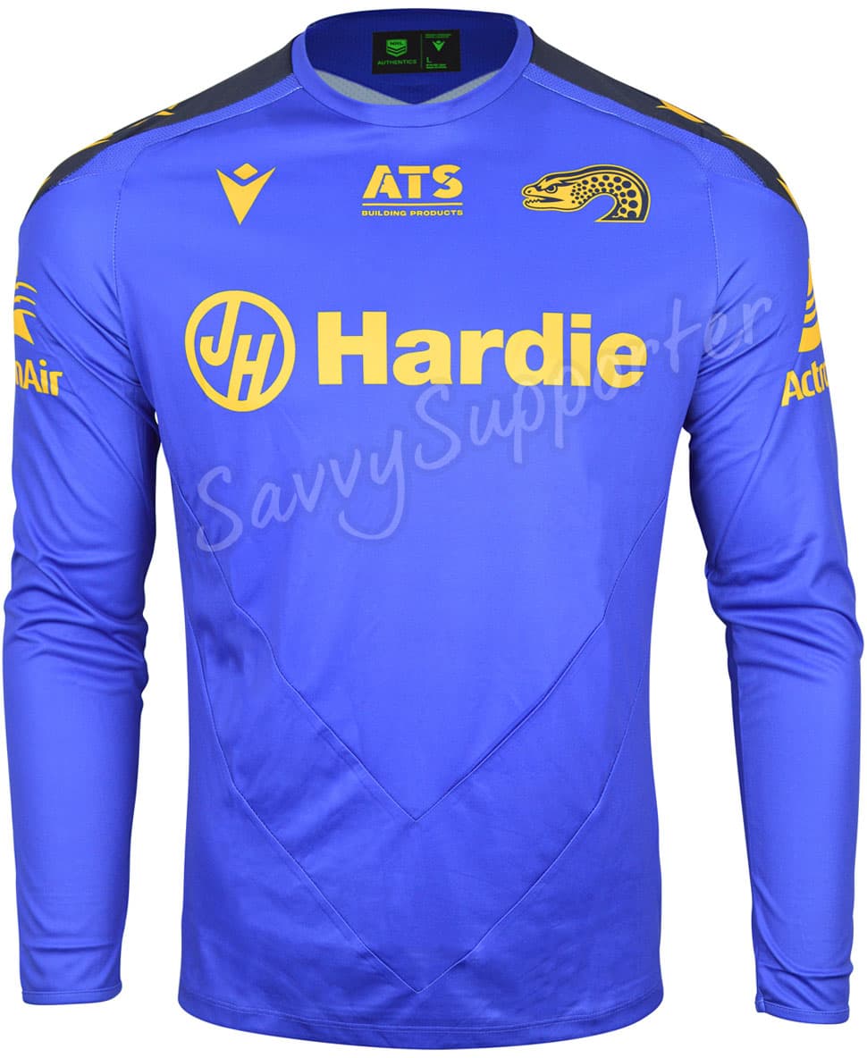 Parramatta Eels 2025 NRL Mens Long Sleeve Training Shirt