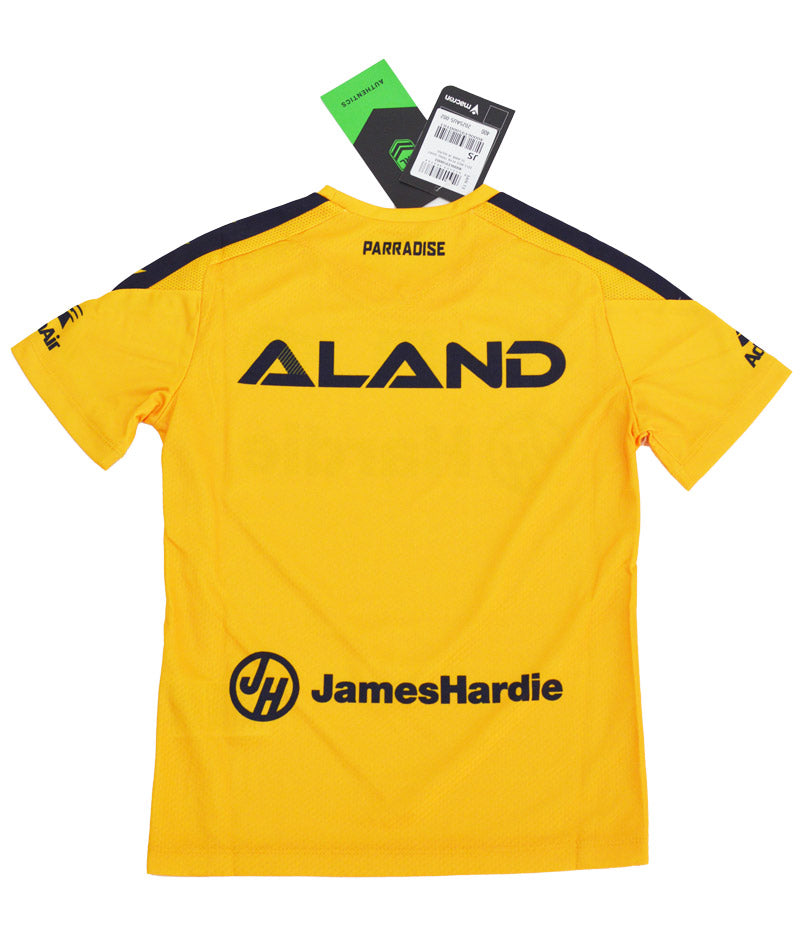 Parramatta Eels 2025 NRL Kids Yellow Training Shirt