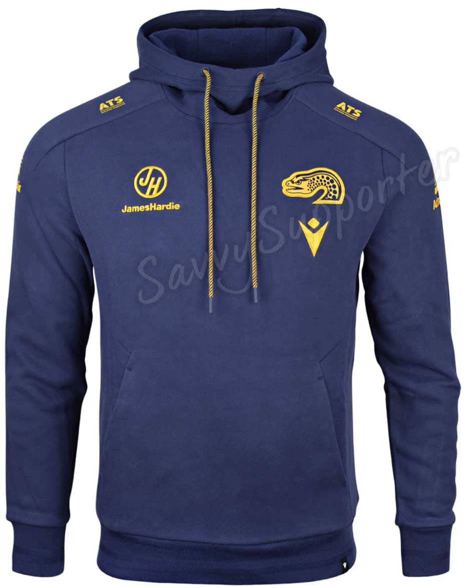 Parramatta Eels 2025 NRL Mens Player Navy Travel Hoody