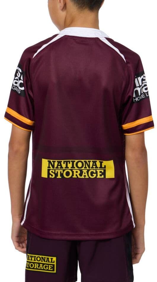 Brisbane Broncos 2025 NRL Kids Home Jersey