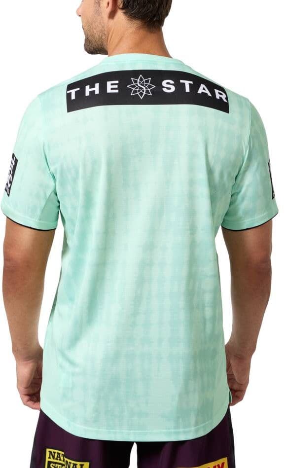 Brisbane Broncos 2025 NRL Mens Mint Training Shirt