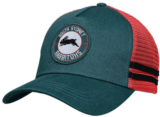 South Sydney Rabbitohs 2025 NRL Stripe Trucker Cap South Sydney Rabbitohs 2025 NRL Stripe Trucker Cap