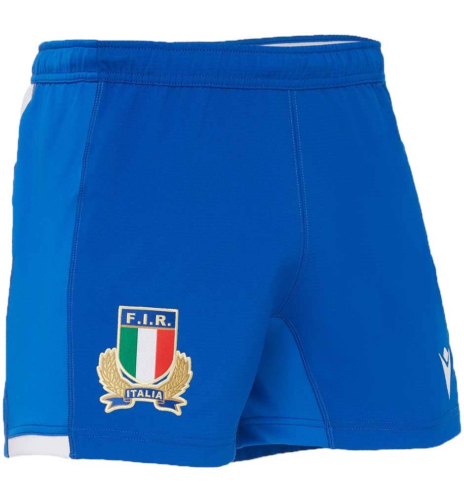Italia Rugby Rugby Union Mens Blue Away Shorts