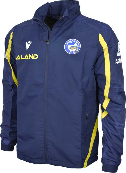 Parramatta Eels NRL Mens Navy Wet Weather Jacket Parramatta Eels NRL Mens Navy Wet Weather Jacket