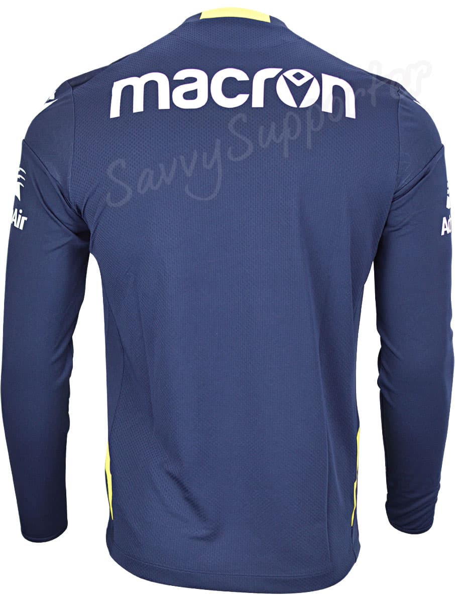 Parramatta Eels 2023 NRL Mens Navy Long Sleeve Training Shirt