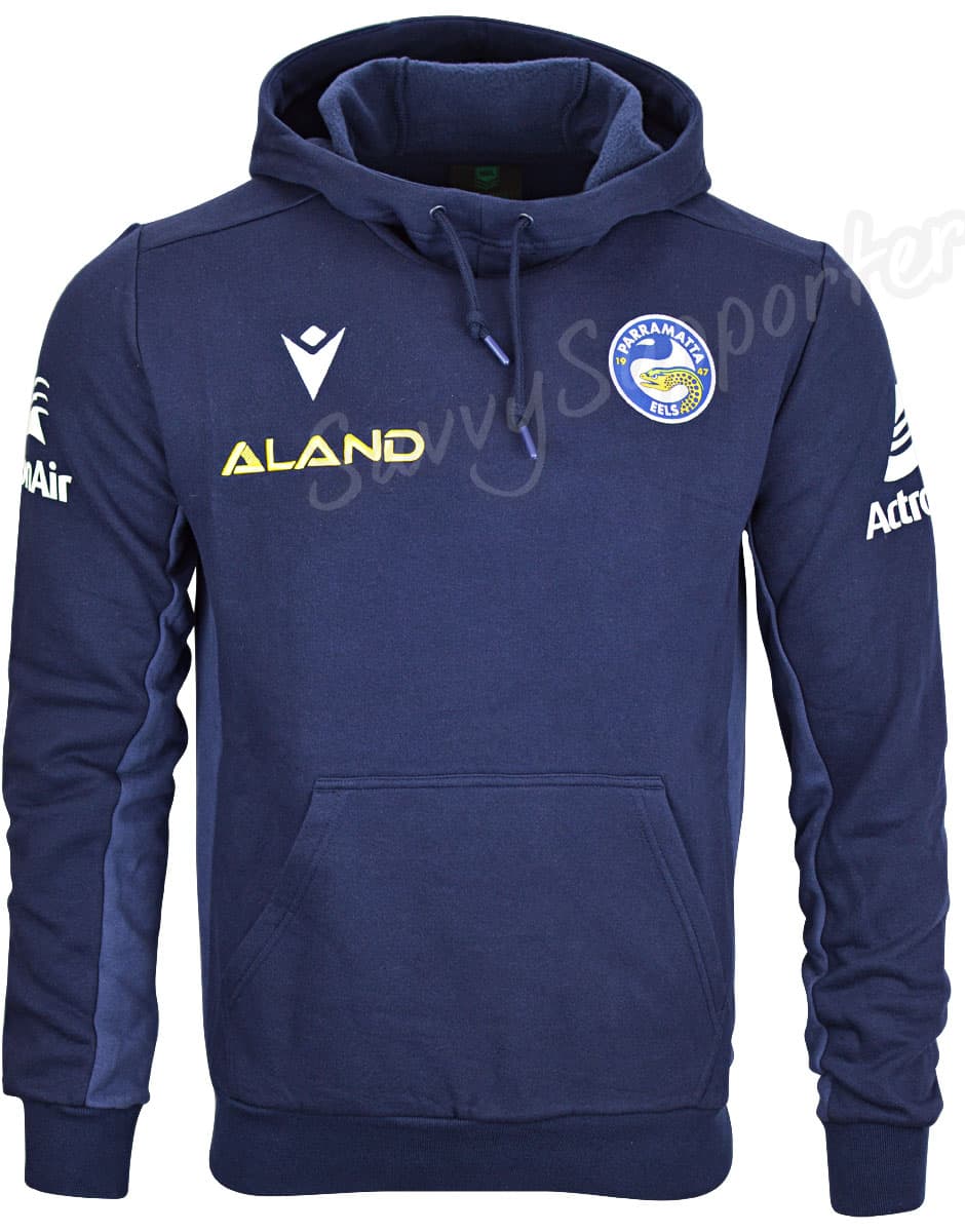 Parramatta Eels 2023 NRL Mens Navy Travel Hoody Parramatta Eels 2023 NRL Mens Navy Travel Hoody