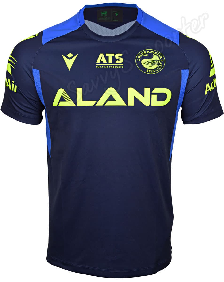 Parramatta Eels 2024 NRL Mens Navy Training Shirt