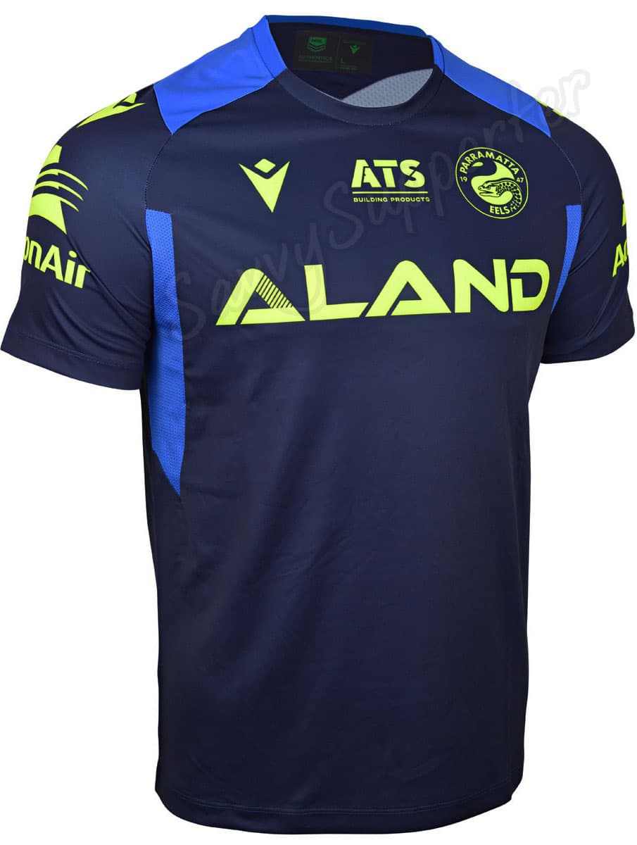 Parramatta Eels 2024 NRL Mens Navy Training Shirt