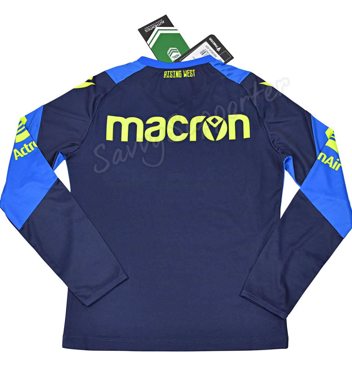 Parramatta Eels 2024 NRL Kids Long Sleeve Navy Training Shirt