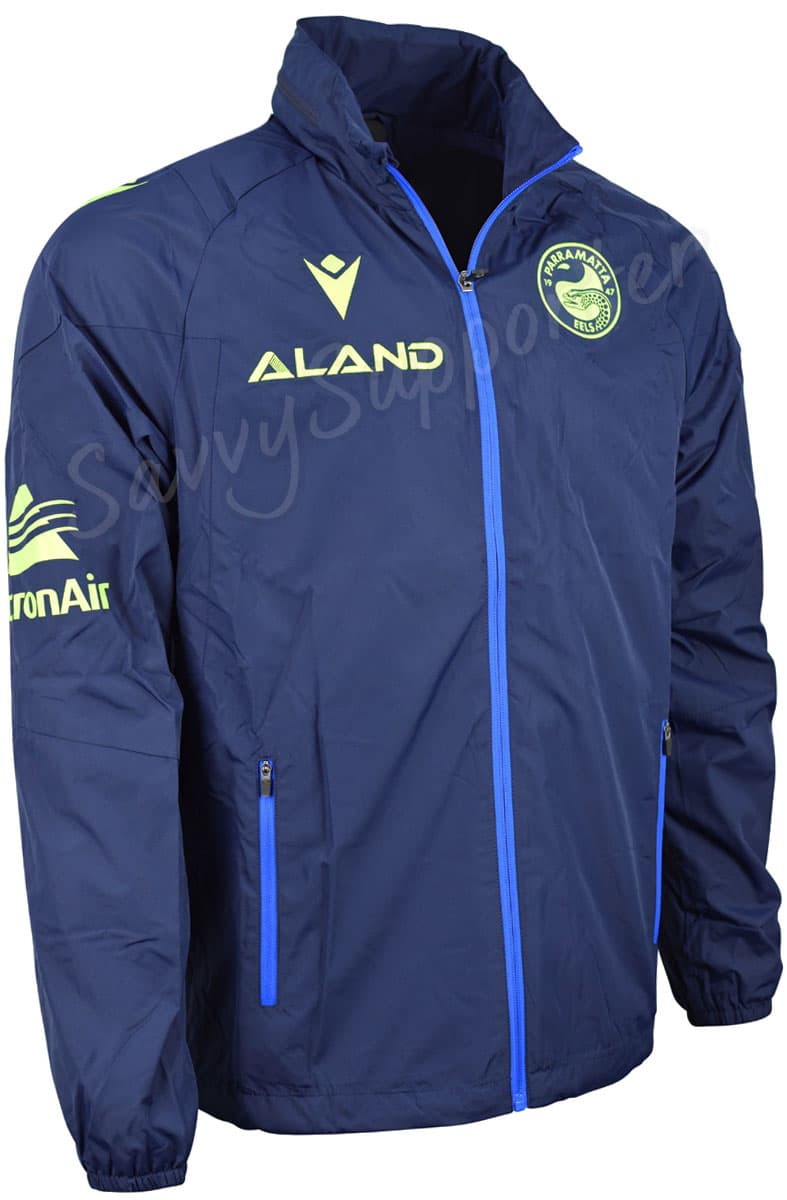 Parramatta Eels 2024 NRL Mens Wet Weather Rain Jacket