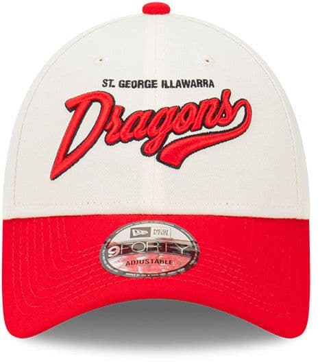 St George Dragons New Era 2Tone Script 9FORTY Snapback Cap