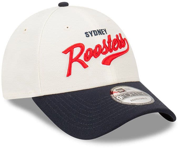 Sydney Roosters New Era 2Tone Script 9FORTY Snapback Cap