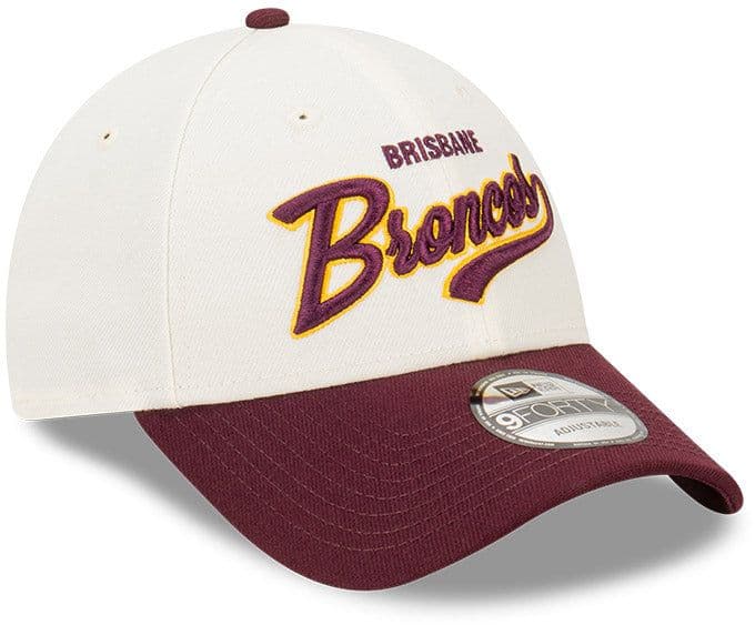 Brisbane Broncos New Era 2Tone Script 9FORTY Snapback Cap