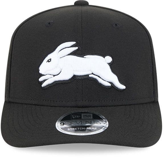 South Sydney Rabbitohs 2025 New Era Black White 9Seventy Cap