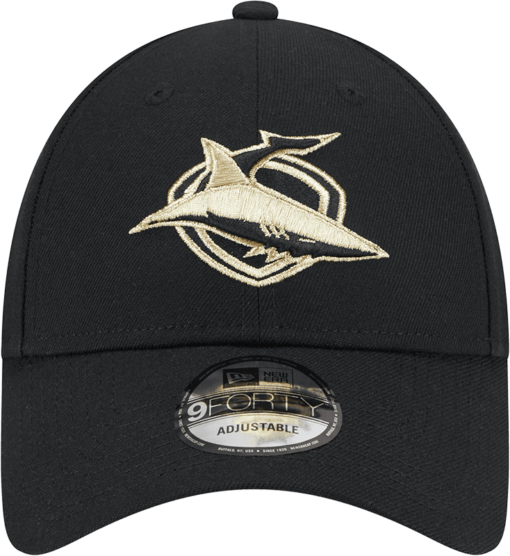 Cronulla Sharks 2025 NRL New Era Gold 9Forty Snap Cap Cronulla Sharks 2025 NRL New Era Gold 9Forty Snap Cap